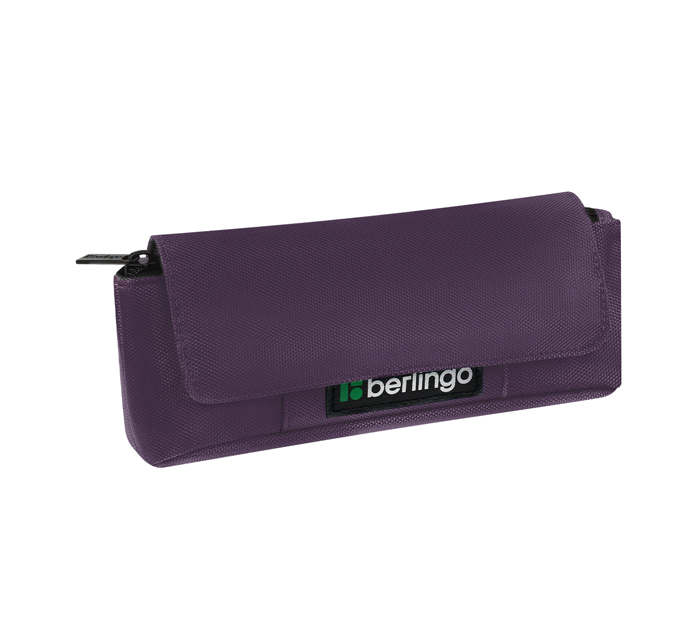 Пенал-косметичка Berlingo «Purple focus» 215х90х45мм