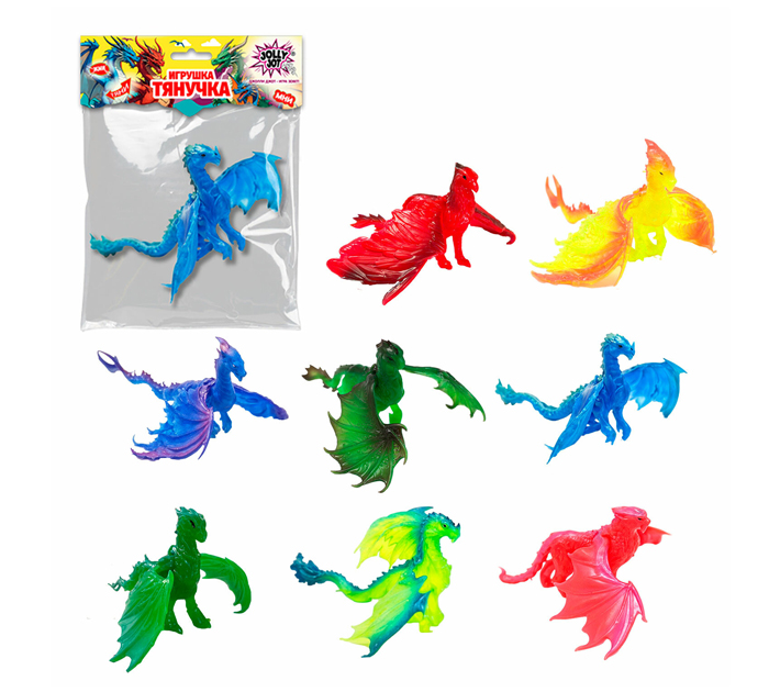 Игрушка Jolly Jot «Драконы» антистресс, тянучка