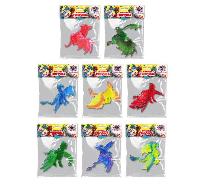 Игрушка Jolly Jot «Драконы» антистресс, тянучка