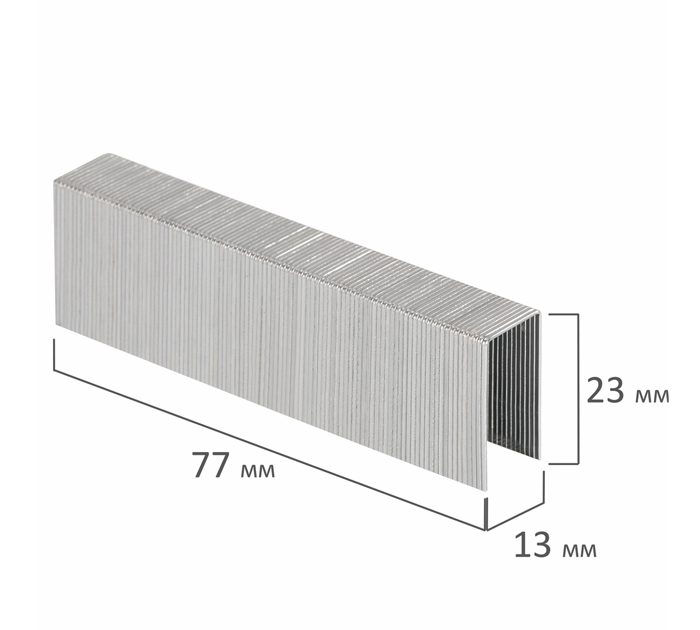 Скобы Brauberg №23/24, сверхпрочные, 1000шт