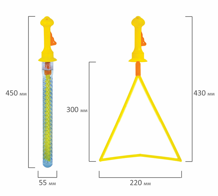 Игрушка Brauberg Kids «Мыльные пузыри» 200мл
