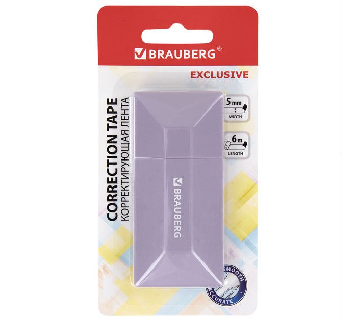 Корректор-лента Brauberg «Exclusive» 5мм, 6м