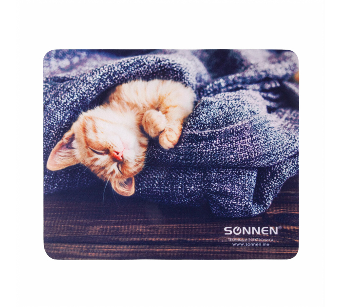 Коврик для мышки Sonnen «Kitten» 220х180х3мм