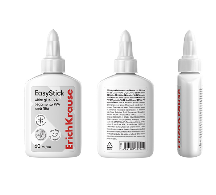 Клей ПВА Erich Krause «EasyStick» 60мл
