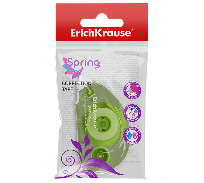 Корректор-лента Erich Krause «Spring» 5мм, 6м