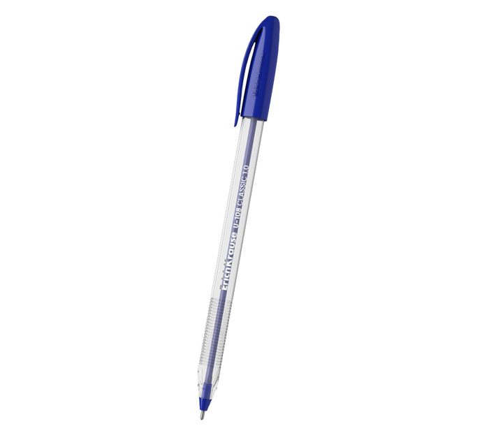 Ручка шариковая Erich Krause «U-108 Stick Classic» Ultra Glide Technology, синий стержень, узел 1.0мм, линия письма 0.3мм
