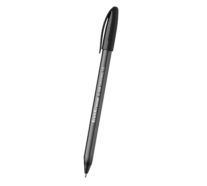 Ручка шариковая Erich Krause «U-108 Stick Original» Ultra Glide Technology, черный стержень, узел 1.0мм, линия письма 0.3мм