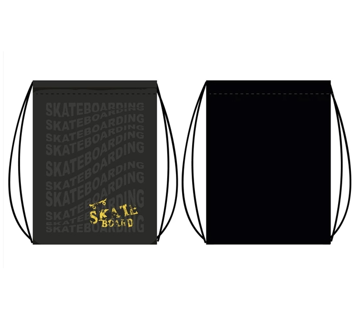 Мешок для обуви Lamark «SkateBoard black» 410х490мм