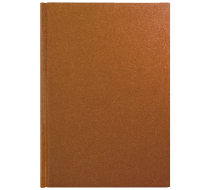 Ежедневник недатированный Lamark А5, коричневый, кожзам, 256стр
