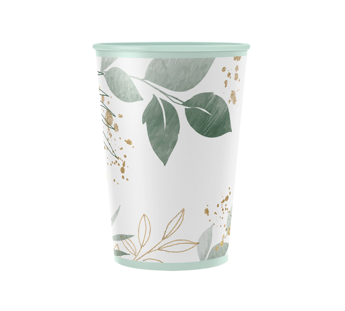 Стаканы бумажные праздничные Meshu «Floral» 200мл, 6шт