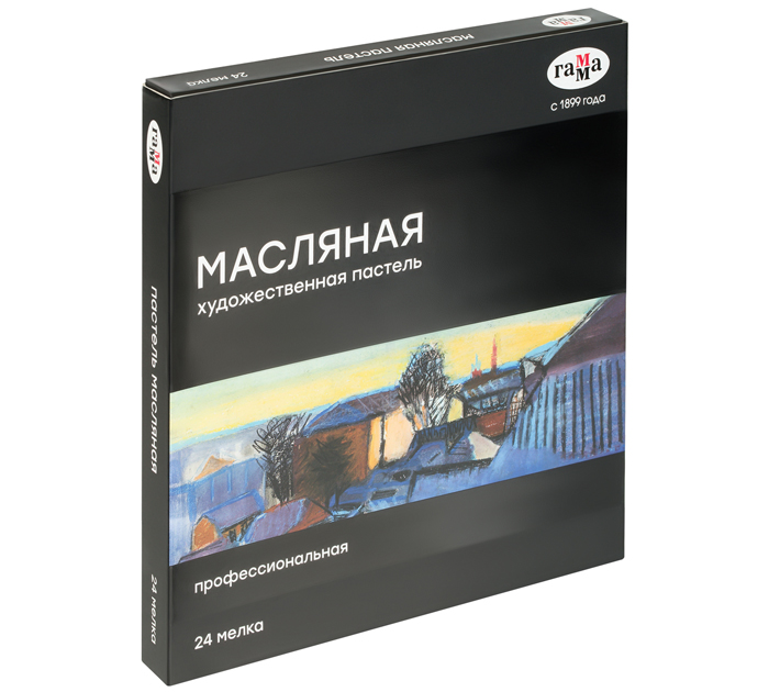 Пастель масляная Гамма 24 цвета