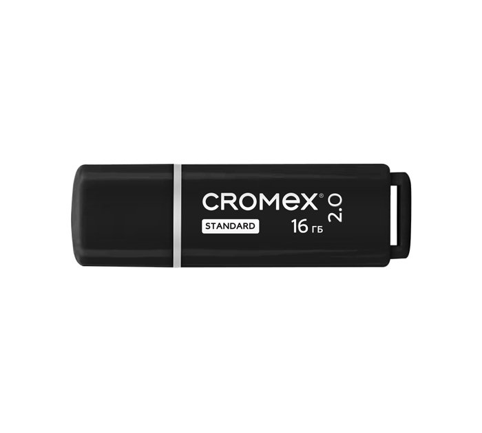 Флэш-карта Cromex «Standard» USB2.0, 16Gb, черная