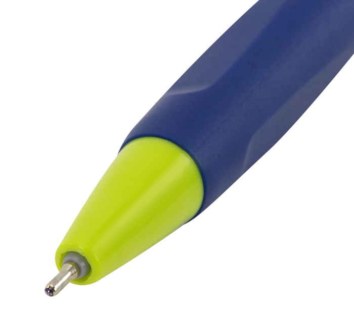 Ручка автоматическая Brauberg «Color mix Writing» синий стержень, узел 0.5мм, линия письма 0.25мм