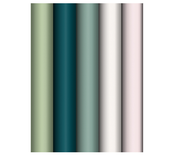 Бумага подарочная Meshu «Serene colors» 70х100см, 80г/м2, 1л