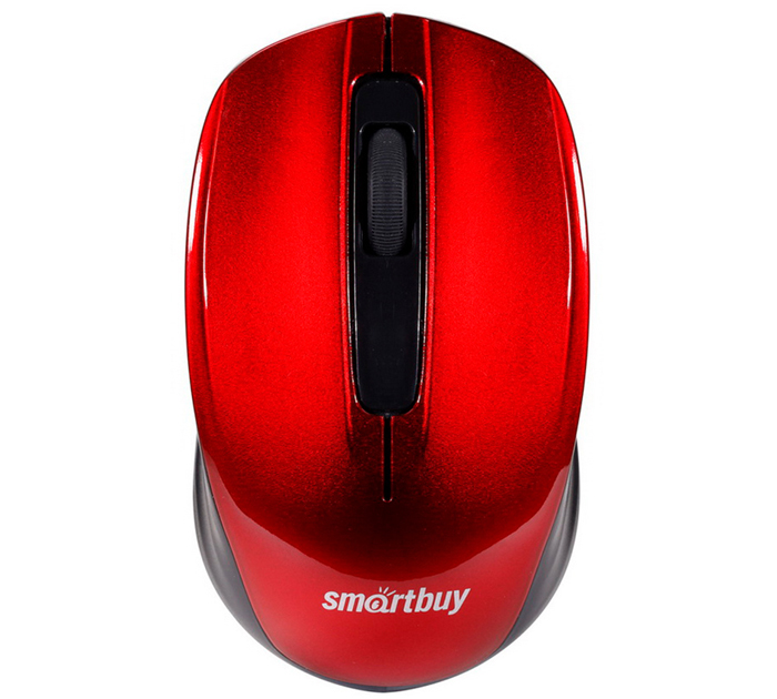 Мышь компьютерная Smartbuy ONE 332 беспроводная, 3+колесо-кнопка, радиус действия 10м, красная