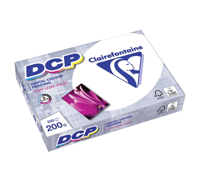 Бумага для лазерной и струйной печати Clairefontaine А4, 200г/м², 250л