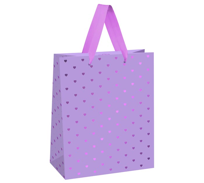 Пакет подарочный Meshu «Hearts pattern» 18х23х10см
