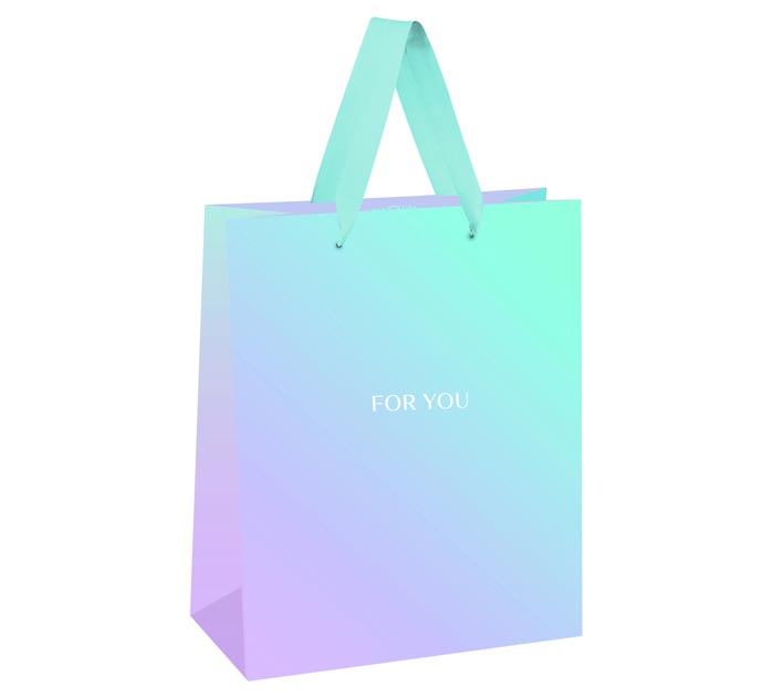 Пакет подарочный Meshu «Bright gradient» 26х32х12см