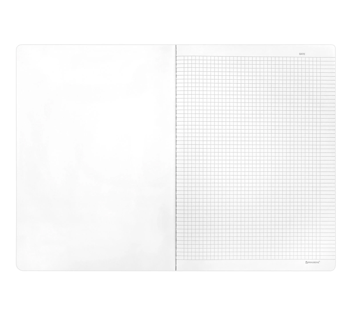 Тетрадь А4 96л, клетка, на сшивке, Brauberg «Minimal Pastel»