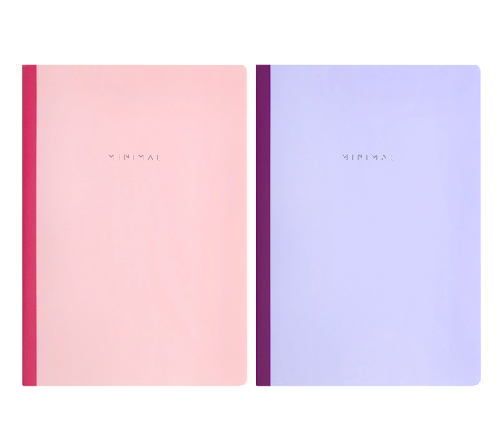 Тетрадь А4 96л, клетка, на сшивке, Brauberg «Minimal Pastel»