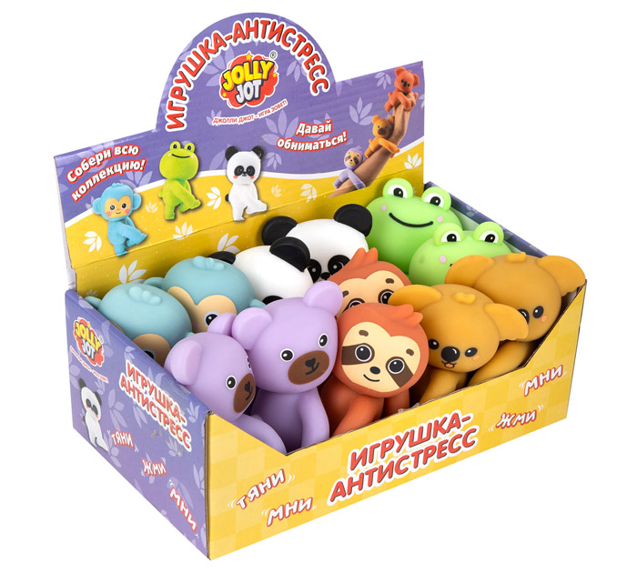 Игрушка Jolly Jot «Зверюшка-обнимашка» антистресс, от 3-х лет