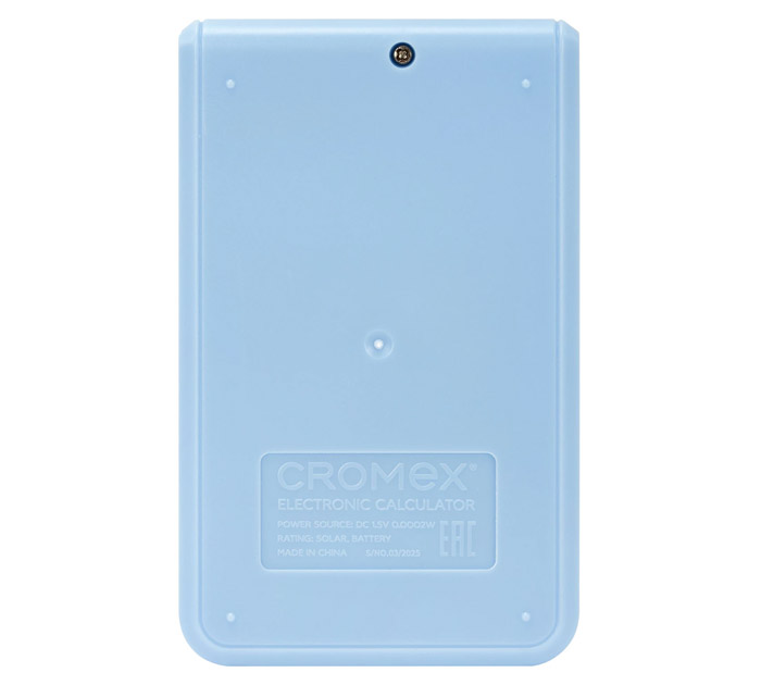 Калькулятор 8 разрядов Cromex «CX-210N-BU» 96х62мм