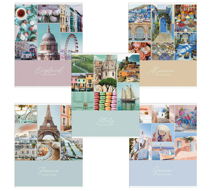 Тетрадь А5 48л клетка Hatber Eco Travelbook эконом