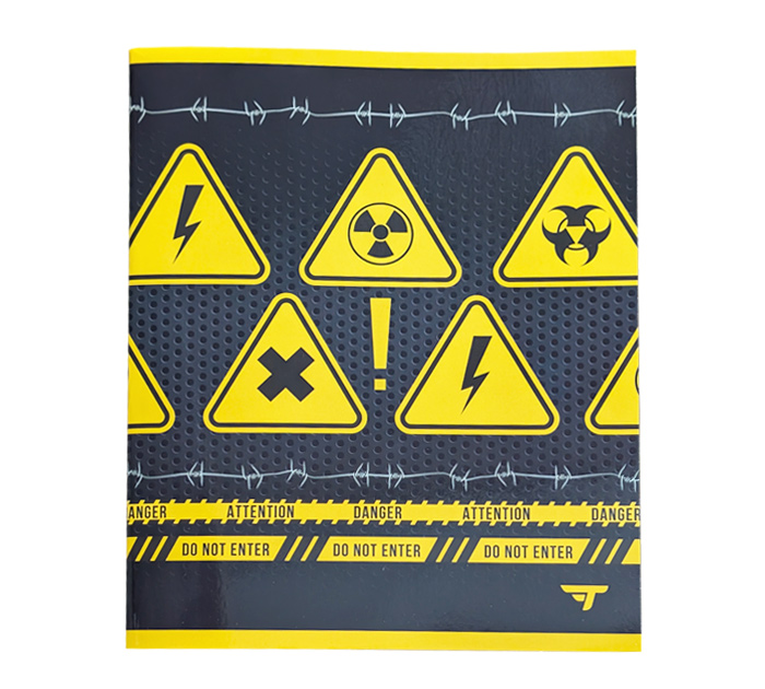 Тетрадь А5 48л клетка Тетрадофф Danger