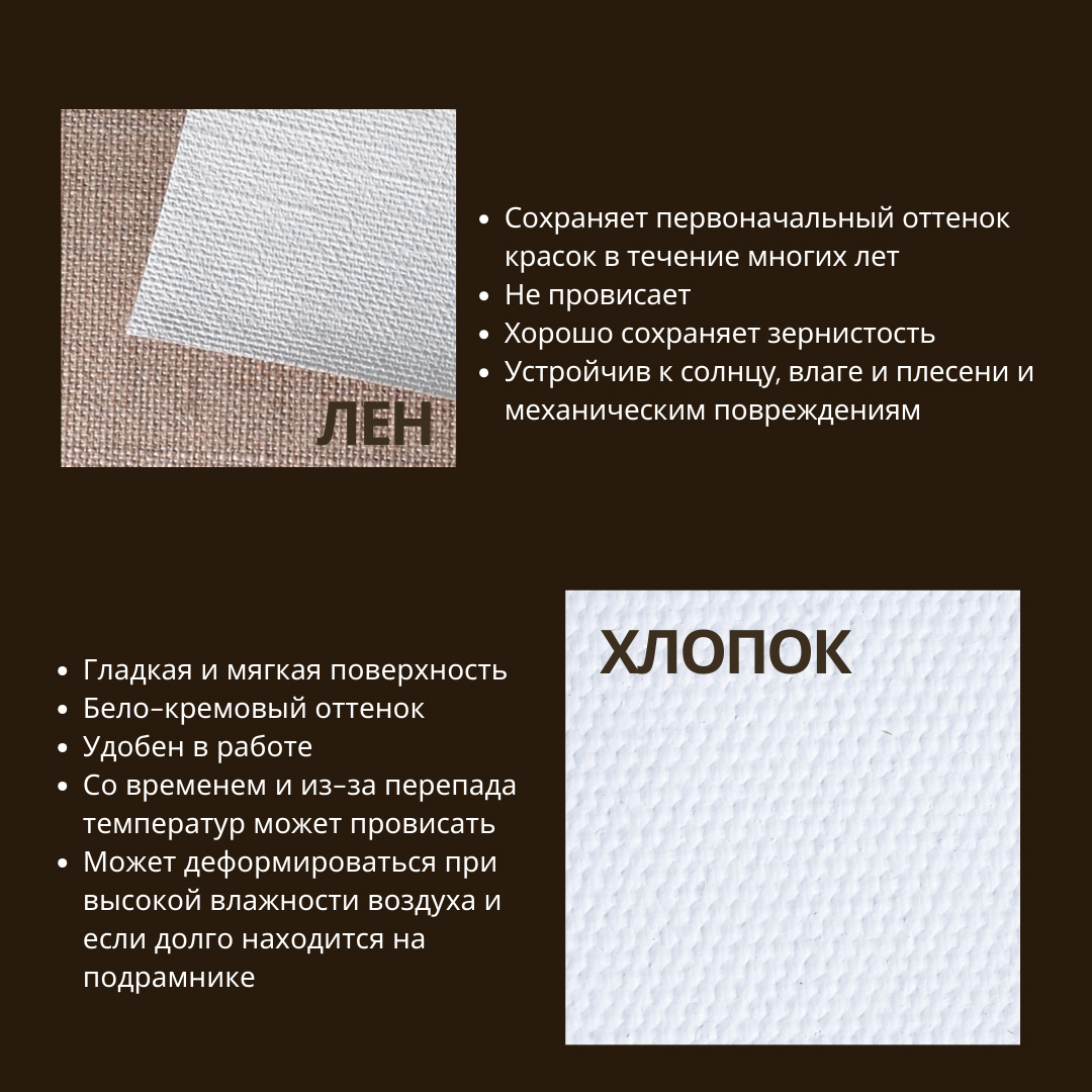 холст хлопок